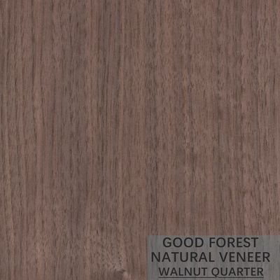 Korn-Gabelungs-NaturholzFurnier Viertelschnitt-amerikanische Walnuss