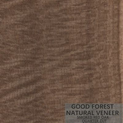 Geräuchertes rote Eichen-Furnierholz/natürliches Furnier-Blattsperrholz-Viertel schnitten FSC