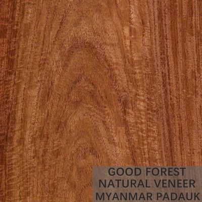 Besonders rotes Furnierholz-natürliche unregelmäßige Beschaffenheit Myanmars Bubinga