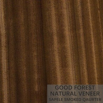 Natürliches Sapele-Furnierholz stellte hölzernes Korn-Furnier-Blatt für Dekoration dar