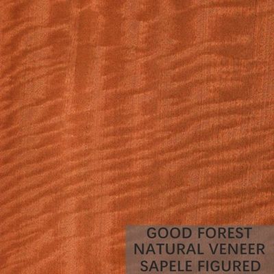 Natürliches Sapele-Furnierholz stellte hölzernes Korn-Furnier-Blatt für Dekoration dar