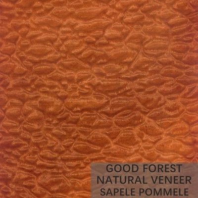 Natürliches Sapele-Furnierholz stellte hölzernes Korn-Furnier-Blatt für Dekoration dar