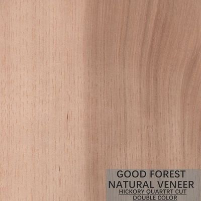 Natürliche Hickory-Furnierholz-Doppelt-Farbpopuläres Kabinett-Furnierholz FSC
