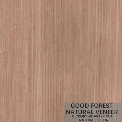 Natürliche Hickory-Furnierholz-Doppelt-Farbpopuläres Kabinett-Furnierholz FSC