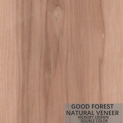 Natürliche Hickory-Furnierholz-Doppelt-Farbpopuläres Kabinett-Furnierholz FSC