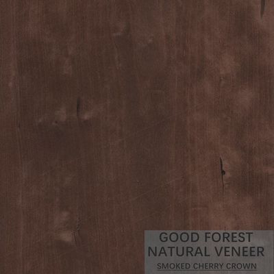 Dekorations-natürliche Cherry Veneer Quarter Cut Smoked-Farbe populär