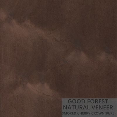 Dekorations-natürliche Cherry Veneer Quarter Cut Smoked-Farbe populär