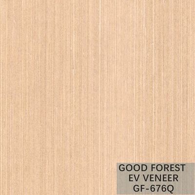 Künstliche Furnierholz-Perlen-Eiche mit vertikalem Korn und weißen der Farbe populär