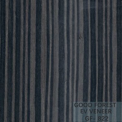 Ausgeführtes Furnierholz Ebony Wood Veneer 0.15-0.55 Millimeter Stärke