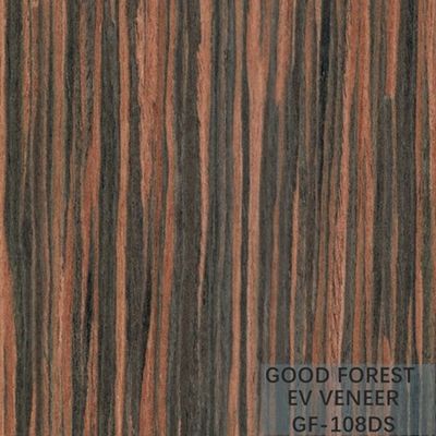 Ausgeführtes Furnierholz Ebony Wood Veneer 0.15-0.55 Millimeter Stärke