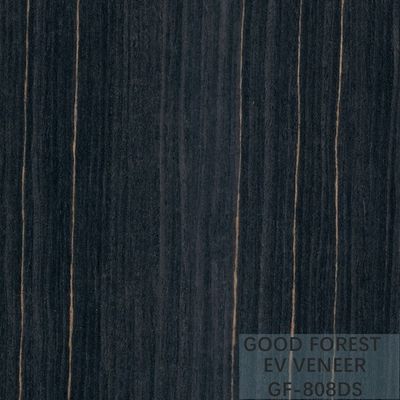 Ausgeführtes Furnierholz Ebony Wood Veneer 0.15-0.55 Millimeter Stärke