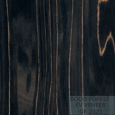 Ausgeführtes Furnierholz Ebony Wood Veneer 0.15-0.55 Millimeter Stärke