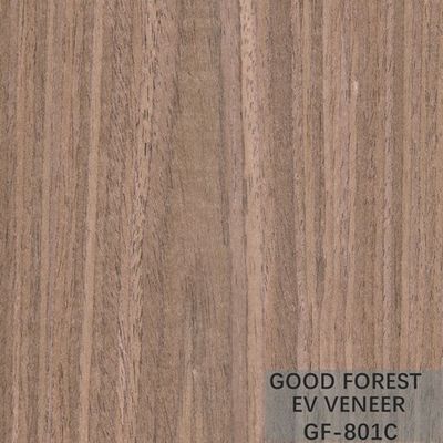 Ausgeführtes Furnierholz EV furnieren schwarze Walnuss-Krone schnitt natürliches
