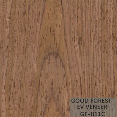 Ausgeführtes Furnierholz EV furnieren schwarze Walnuss-Krone schnitt natürliches