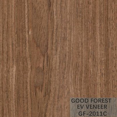 Ausgeführtes Furnierholz EV furnieren schwarze Walnuss-Krone schnitt natürliches
