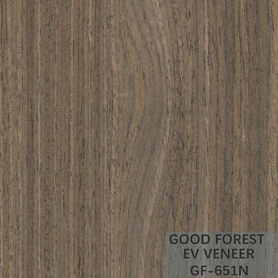 Ausgeführtes Furnierholz EV furnieren schwarze Walnuss-Krone schnitt natürliches