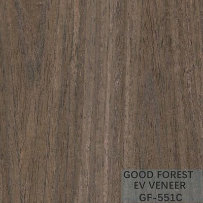 Ausgeführtes Furnierholz EV furnieren schwarze Walnuss-Krone schnitt natürliches
