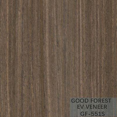Ausgeführtes Furnierholz-schwarze Walnuss-gerades Furnierholz fertigte besonders an