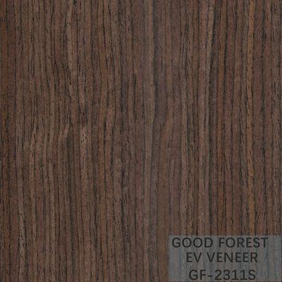 Ausgeführtes Furnierholz-schwarze Walnuss-gerades Furnierholz fertigte besonders an
