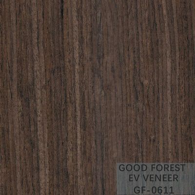 Ausgeführtes Furnierholz-schwarze Walnuss-gerades Furnierholz fertigte besonders an