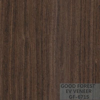 Ausgeführtes Furnierholz-schwarze Walnuss-gerades Furnierholz fertigte besonders an