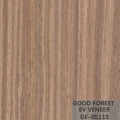 Ausgeführtes Furnierholz-schwarze Walnuss-gerades Furnierholz fertigte besonders an