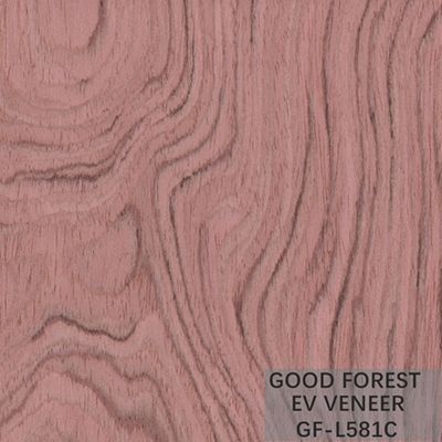 Ausgeführte Furnierholz Bubinga-Krone schnitt Furnierholz geschnittene geschnittene Techniken