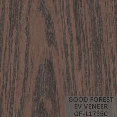 Ausgeführtes Furnierholz Wenge-Huhn Wing Wood Veneer 2500*640 Millimeter