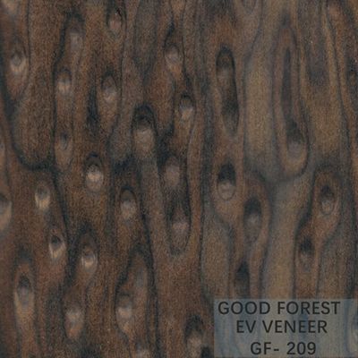 Eingebaute Holzfurniere für den Augenschleifer 0,15-0,55 mm Dicke