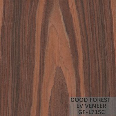 Ausgeführter Furnier-Blattsantos rose wood crown cut customized-Service