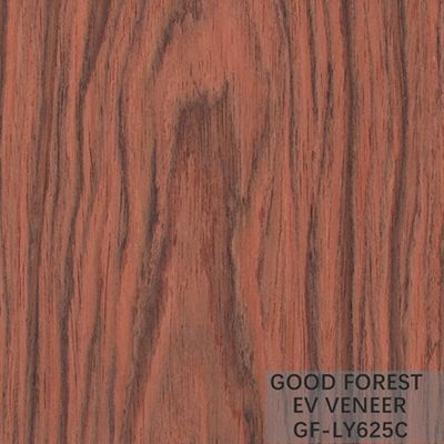 Ausgeführter Furnier-Blattsantos rose wood crown cut customized-Service
