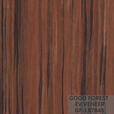 Kundengebundener Service Santos Rose Engineered Wood Veneer Straights Korn