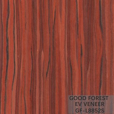 Kundengebundener Service Santos Rose Engineered Wood Veneer Straights Korn