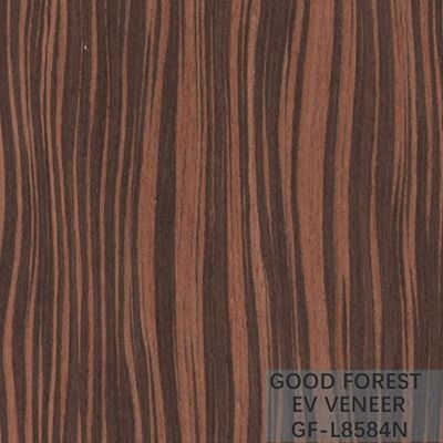Kundengebundener Service Santos Rose Engineered Wood Veneer Straights Korn