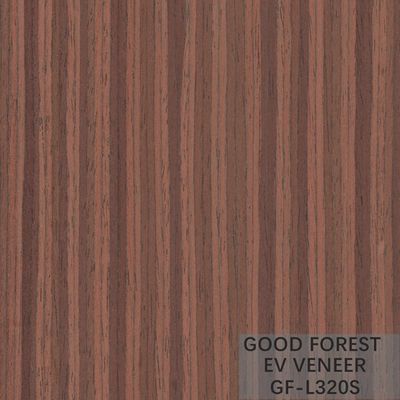 Kundengebundener Service Santos Rose Engineered Wood Veneer Straights Korn