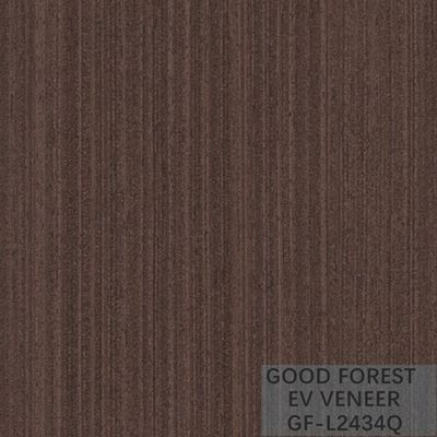 Ausgeführte Wenge-Furniere ordneten dunkle Furnierholz-Blätter neu an