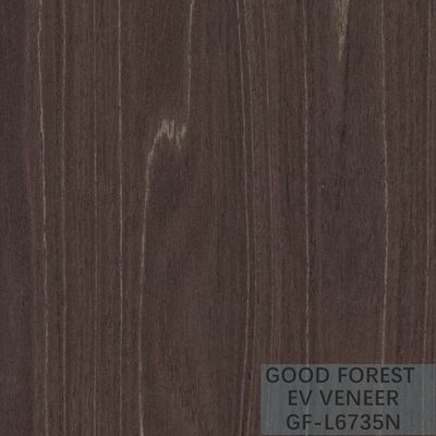 Ausgeführte Wenge-Furniere ordneten dunkle Furnierholz-Blätter neu an