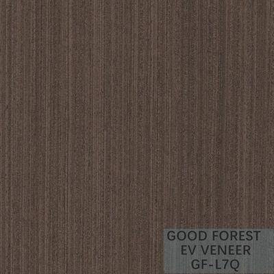 Ausgeführte Wenge-Furniere ordneten dunkle Furnierholz-Blätter neu an