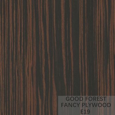 Fantastische Sperrholzplatte ODM fertigte Ebony Veneer Plywood Panel besonders an