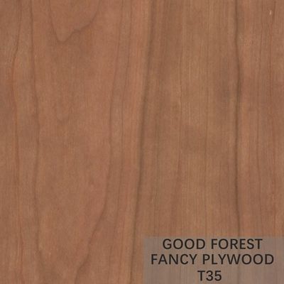 Fantasie Cherry Veneer Plywood Natural/ausgeführter Cherry Wood Plywood