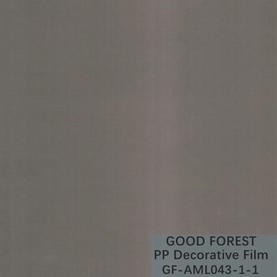 Dekorativer Film der Metall-Reihen-pp. 1250mm/1260mm Draht-Korn des Breiten-abgehobenen Betrages