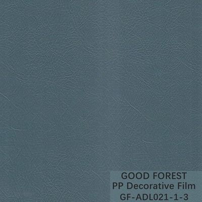 Dekorativer schwarzer Polypropylen-Film abbaubares Naural Dermatoglyph