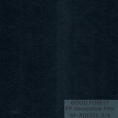 Dekorativer schwarzer Polypropylen-Film abbaubares Naural Dermatoglyph