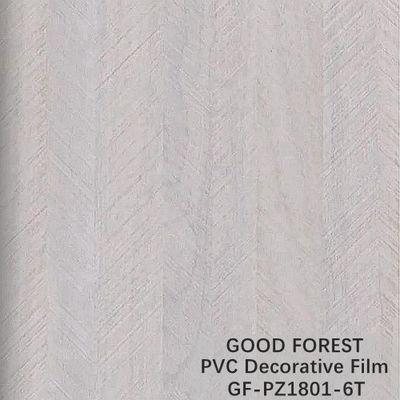 Dekorativer PVC-Film für Möbel-Stoff-Korn-Art gute Fließfähigkeit