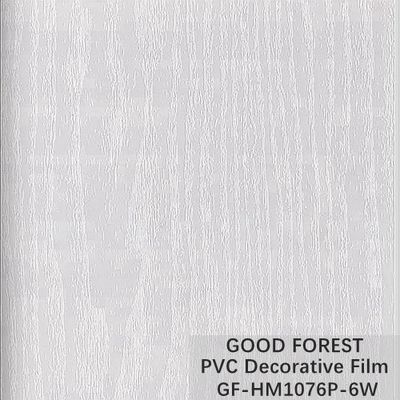Wallboard weißer PVC-Film dekoratives 1260mm - 1330mm Breiten-hölzernes Korn