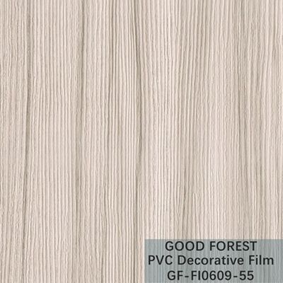 Wallboard weißer PVC-Film dekoratives 1260mm - 1330mm Breiten-hölzernes Korn