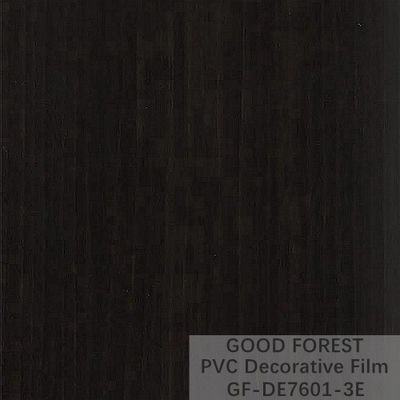 Dekorativer schwarzer PVC-Film 1260mm - 1330mm Breiten-hölzernes Korn