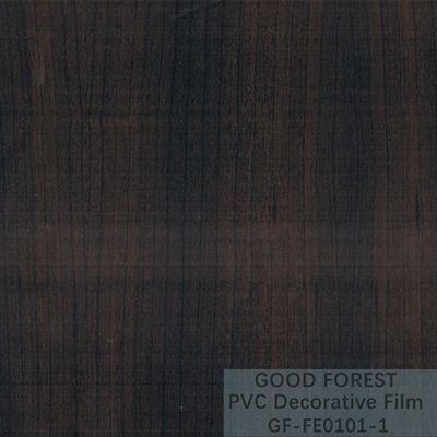 Dekorativer schwarzer PVC-Film 1260mm - 1330mm Breiten-hölzernes Korn