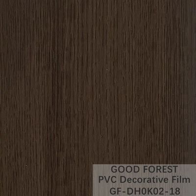 Dekorativer schwarzer PVC-Film 1260mm - 1330mm Breiten-hölzernes Korn