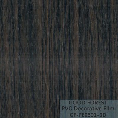 Dekorativer schwarzer PVC-Film 1260mm - 1330mm Breiten-hölzernes Korn